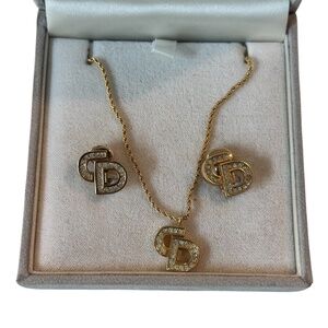 Full set Christian Dior Vintage Necklace & Earrings set
